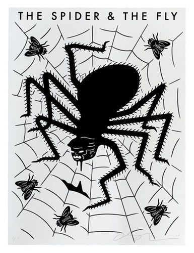 The Spider & The Fly (White)